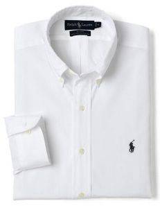 ΛΕΥΚΟ ΠΟΥΚΑΜΙΣΟ RALPH LAUREN (15 1/2) ΛΕΥΚΟ ΠΟΥΚΑΜΙΣΟ RALPH LAUREN (15 1/2)