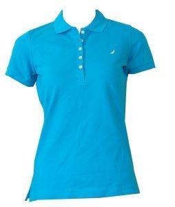 NAUTICA ΓΑΛΑΖΙΑ ΜΠΛΟΥΖΑ ΤΥΠΟΥ POLO (XS) NAUTICA ΓΑΛΑΖΙΑ ΜΠΛΟΥΖΑ ΤΥΠΟΥ POLO (XS)
