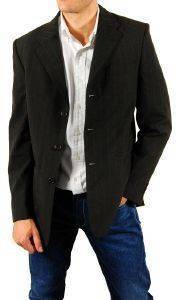PERRY ELLIS ΚΑΦΕ ΣΑΚΑΚΙ ΜΕ ΜΠΟΡΝΤΩ ΚΑΘΕΤΕΣ ΡΙΓΕΣ (XL) PERRY ELLIS ΚΑΦΕ ΣΑΚΑΚΙ ΜΕ ΜΠΟΡΝΤΩ ΚΑΘΕΤΕΣ ΡΙΓΕΣ (XL)
