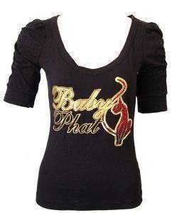 BABY PHAT ΜΠΛΟΥΖΑ ΜΑΥΡΗ ΜΕ ΧΡΥΣΟ ΤΟ ΛΟΓΟΤΥΠΟ (Μ) BABY PHAT ΜΠΛΟΥΖΑ ΜΑΥΡΗ ΜΕ ΧΡΥΣΟ ΤΟ ΛΟΓΟΤΥΠΟ (Μ)