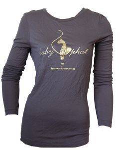BABY PHAT ΜΠΛΟΥΖΑ ΓΚΡΙ ΜΕ ΧΡΥΣΗ ΣΤΑΜΠΑ (Μ) BABY PHAT ΜΠΛΟΥΖΑ ΓΚΡΙ ΜΕ ΧΡΥΣΗ ΣΤΑΜΠΑ (Μ)