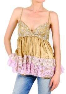TOP JLO ΜΕ ΔΑΝΤΕΛΑ FLORAL ΜΠΕΖ (S) TOP JLO ΜΕ ΔΑΝΤΕΛΑ FLORAL ΜΠΕΖ (S)