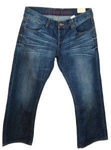 ΤΖΙΝ TOMMY HILFIGER ΜΠΛΕ ΣΚΟΥΡΟ ΜΕ ΞΕΒΑΜΜΑΤΑ (34/34) ΤΖΙΝ TOMMY HILFIGER ΜΠΛΕ ΣΚΟΥΡΟ ΜΕ ΞΕΒΑΜΜΑΤΑ (34/34)