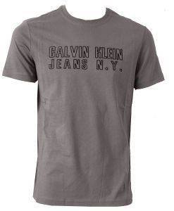 T-SHIRT CALVIN KLEIN ΑΝΘΡΑΚΙ ΜΕ ΣΤΑΜΠΑ (L) T-SHIRT CALVIN KLEIN ΑΝΘΡΑΚΙ ΜΕ ΣΤΑΜΠΑ (L)