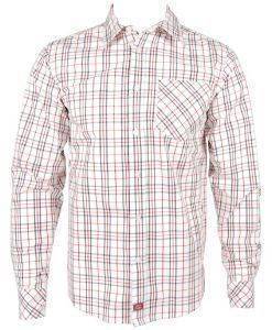 DENTON ΠΟΥΚΑΜΙΣΟ ΚΑΡΟ ΛΕΥΚΟ-ΚΟΚΚΙΝΟ-ΓΚΡΙ BY DICKIES (L) DENTON ΠΟΥΚΑΜΙΣΟ ΚΑΡΟ ΛΕΥΚΟ-ΚΟΚΚΙΝΟ-ΓΚΡΙ BY DICKIES (L)
