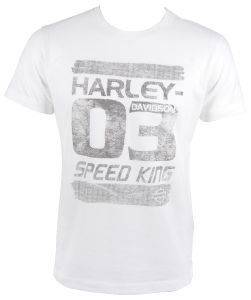HARLEY DAVIDSON T-SHIRT ΛΕΥΚΟ ΜΕ ΓΚΡΙ ΤΥΠΩΜΑ (M) HARLEY DAVIDSON T-SHIRT ΛΕΥΚΟ ΜΕ ΓΚΡΙ ΤΥΠΩΜΑ (M)