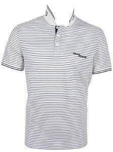 DKNY COLOR STRIPE POLO ΛΕΥΚΟ/ΜΠΛΕ ΣΚΟΥΡΟ (M) DKNY COLOR STRIPE POLO ΛΕΥΚΟ/ΜΠΛΕ ΣΚΟΥΡΟ (M)