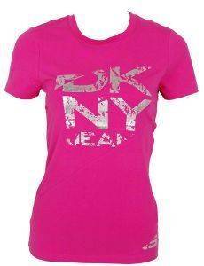 ΜΠΛΟΥΖΑ DKNY FOIL STAMPING ΦΟΥΞΙΑ (M) ΜΠΛΟΥΖΑ DKNY FOIL STAMPING ΦΟΥΞΙΑ (M)