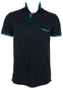 DKNY SOLID TIPPED POLO ΜΑΥΡΟ (L) DKNY SOLID TIPPED POLO ΜΑΥΡΟ (L)