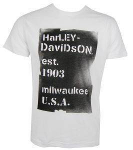 HARLEY DAVIDSON T-SHIRT HARDCORE ΛΕΥΚΟ/ΜΑΥΡΟ (M) HARLEY DAVIDSON T-SHIRT HARDCORE ΛΕΥΚΟ/ΜΑΥΡΟ (M)