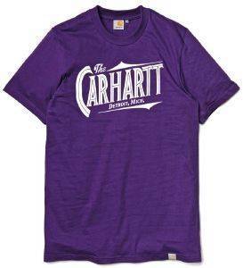CARHARTT LINES SCRIPT T-SHIRT ΜΩΒ (XL) CARHARTT LINES SCRIPT T-SHIRT ΜΩΒ (XL)