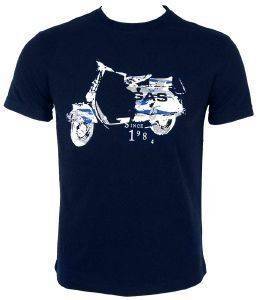 GAS T-SHIRT ΜΠΛΕ ΣΚΟΥΡΟ ΜΕ TΥΠΩΜΑ ΣΕ ΛΕΥΚΟ ΚΑΙ ΜΠΛΕ ΧΡΩΜΑ (M) GAS T-SHIRT ΜΠΛΕ ΣΚΟΥΡΟ ΜΕ TΥΠΩΜΑ ΣΕ ΛΕΥΚΟ ΚΑΙ ΜΠΛΕ ΧΡΩΜΑ (M)