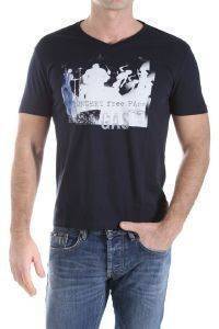 GAS T-SHIRT SCUBA CONCERT ΜΠΛΕ(M) GAS T-SHIRT SCUBA CONCERT ΜΠΛΕ(M)