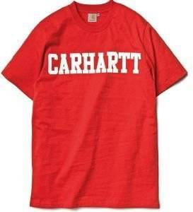 CARHARTT COLLEGE T-SHIRT ΚΟΚΚΙΝΟ (S) CARHARTT COLLEGE T-SHIRT ΚΟΚΚΙΝΟ (S)