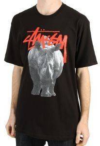 STUSSY T-SHIRT RHINO  (L)