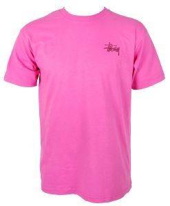 STUSSY T-SHIRT NUE DOT ΡΟΖ (L) STUSSY T-SHIRT NUE DOT ΡΟΖ (L)