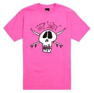 STUSSY T-SHIRT SURF SKULL (S)