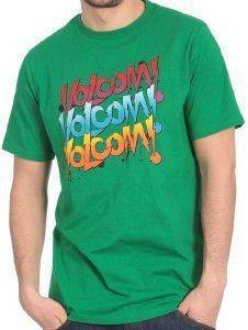 VOLCOM T-SHIRT HOT ROD BASIC GREEN (S) VOLCOM T-SHIRT HOT ROD BASIC GREEN (S)