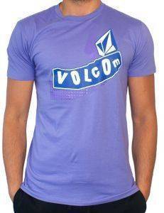 VOLCOM T-SHIRT NOTHING SLIM ΜΩΒ (M) VOLCOM T-SHIRT NOTHING SLIM ΜΩΒ (M)
