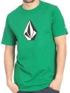 VOLCOM T-SHIRT THE STONE BASIC GREEN (S)