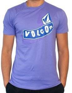 VOLCOM T-SHIRT NOTHING SLIM ΜΩΒ (XL) VOLCOM T-SHIRT NOTHING SLIM ΜΩΒ (XL)
