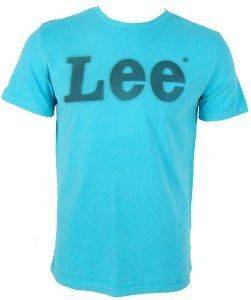 LEE T-SHIRT STONED LOGO ���� (L)