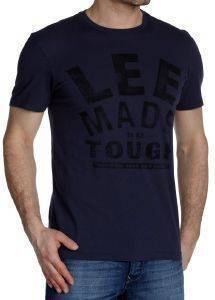 LEE T-SHIRT TOUGH ΜΠΛΕ ΣΚΟΥΡΟ (L) LEE T-SHIRT TOUGH ΜΠΛΕ ΣΚΟΥΡΟ (L)