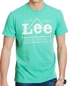 LEE T-SHIRT LOGO ΠΡΑΣΙΝΟ (L) LEE T-SHIRT LOGO ΠΡΑΣΙΝΟ (L)