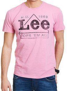 LEE T-SHIRT LOGO ΡΟΖ (M) LEE T-SHIRT LOGO ΡΟΖ (M)