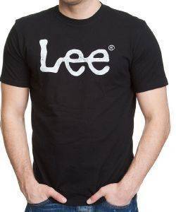 LEE T-SHIRT LOGO ΜΑΥΡΟ (L) LEE T-SHIRT LOGO ΜΑΥΡΟ (L)