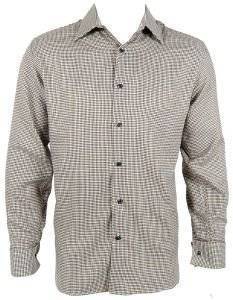 PERRY ELLIS ΠΟΥΚΑΜΙΣΟ ΚΑΦΕ-ΛΕΥΚΟ ΨΑΡΟΚΟΚΚΑΛΟ (L) PERRY ELLIS ΠΟΥΚΑΜΙΣΟ ΚΑΦΕ-ΛΕΥΚΟ ΨΑΡΟΚΟΚΚΑΛΟ (L)
