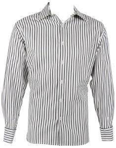 PERRY ELLIS ΠΟΥΚΑΜΙΣΟ ΡΙΓΕ ΛΕΥΚΟ-ΜΑΥΡΟ (M) PERRY ELLIS ΠΟΥΚΑΜΙΣΟ ΡΙΓΕ ΛΕΥΚΟ-ΜΑΥΡΟ (M)