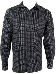 PERRY ELLIS ΠΟΥΚΑΜΙΣΟ ΜΕ ΣΧΕΔΙΟ ΜΑΥΡΟ-ΛΕΥΚΟ (M) PERRY ELLIS ΠΟΥΚΑΜΙΣΟ ΜΕ ΣΧΕΔΙΟ ΜΑΥΡΟ-ΛΕΥΚΟ (M)