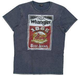 ROOTS ΜΠΛΕ T-SHIRT BY WRANGLER (M) ROOTS ΜΠΛΕ T-SHIRT BY WRANGLER (M)