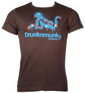 DRUNKNMUNKY COMBAT ������� T-SHIRT �� ������  (M)