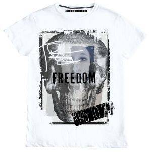 FREEDOM Τ- SHIRT YOUR EYES LIE ΛΕΥΚΟ (XL) FREEDOM Τ- SHIRT YOUR EYES LIE ΛΕΥΚΟ (XL)