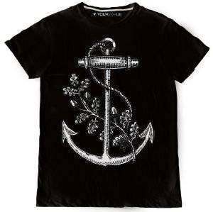 ANCHOR Τ- SHIRT YOUR EYES LIE ΜΑΥΡΟ (M) ANCHOR Τ- SHIRT YOUR EYES LIE ΜΑΥΡΟ (M)