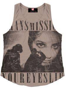 TRANSMISSION Τ- SHIRT YOUR EYES LIE ΚΑΦΕ (S) TRANSMISSION Τ- SHIRT YOUR EYES LIE ΚΑΦΕ (S)