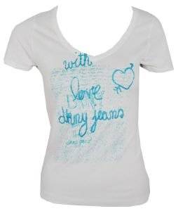 ΜΠΛΟΥΖΑ DKNY WITH LOVE SKINNY ΛΕΥΚΗ (L) ΜΠΛΟΥΖΑ DKNY WITH LOVE SKINNY ΛΕΥΚΗ (L)