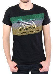 T-SHIRT REVERBERATE DRUNKNMUNKY ΜΑΥΡΟ (XL) T-SHIRT REVERBERATE DRUNKNMUNKY ΜΑΥΡΟ (XL)