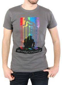 T-SHIRT RAINBOW SPLAT DRUNKMUNKY  (S)