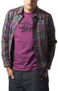  STUSSY BEAMING PLAID   (M)