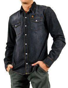 ΠΟΥΚΑΜΙΣΟ DENIM VOLCOM ΜΠΛΕ ΣΚΟΥΡΟ (M) ΠΟΥΚΑΜΙΣΟ DENIM VOLCOM ΜΠΛΕ ΣΚΟΥΡΟ (M)