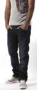 LOW STRAIGHT JEANS CRANK WRANGLER BLUE BLACK (31)