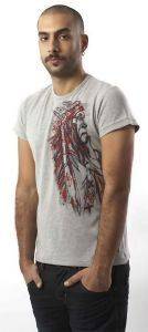 TSHIRT EMBROIDERY INDIAN WRANGLER ���� (M)