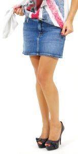 ΦΟΥΣΤΑ LEE HERITAGE DENIM MINI ΜΠΛΕ
