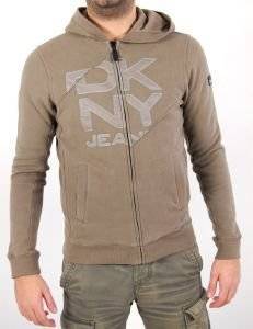 HOODIE DKNY DIAGNOL SEAM ΣΕ ΣΚΟΥΡΟ ΜΠΕΖ (M) HOODIE DKNY DIAGNOL SEAM ΣΕ ΣΚΟΥΡΟ ΜΠΕΖ (M)