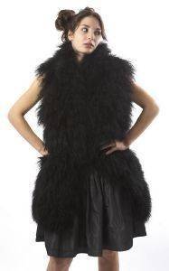 ������� ������� ������ SHEARLING FUR DKNY ����� (M)