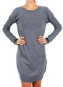 ΦΟΡΕΜΑ DKNY MERINO WOOL RIB SLUB ΓΚΡΙ (L) ΦΟΡΕΜΑ DKNY MERINO WOOL RIB SLUB ΓΚΡΙ (L)