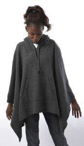 PONCHO DKNY WOOL BOUCLE  (XS/S)